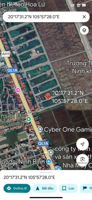 bán đất thổ trì, thị trấn thiên tôn, hoa lư, ninh bình, giá thỏa thuận, 126m2
