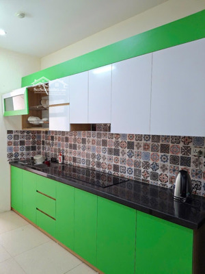 căn hộ mới chủ không ở đến cho thuê luôn: 45m2 tầng 15, full đồ cc phenikaa