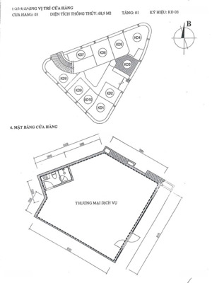 bán shophouse tầng 1 - ch03 vina2 - panorama, nhơn bình, giá thỏa thuận, 68.9m2, nhiều tiện ích