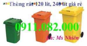Sản phẩm thùng rác giá rẻ- thùng rác 120 lít 240 lít 660 lít giá sỉ tại miền tây- lh 0911082000
