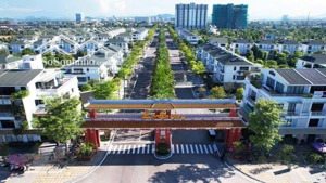 biệt thự eco garden huế - duy nhất 1 căn 2 mặt tiền đường 19m view bể bơi
