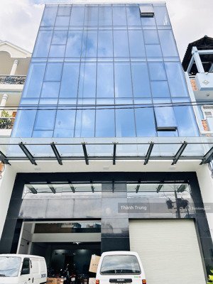 tòa nhà mt khu trần não 9x20m, hầm trệt 4 lầu cho thuê