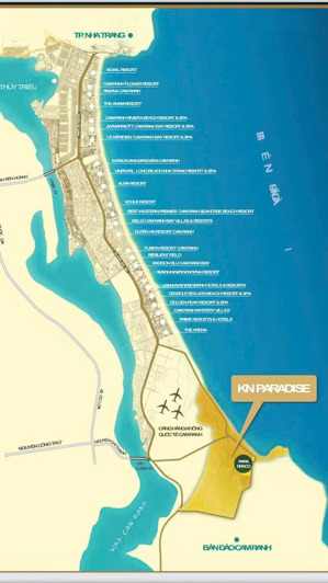 villa biển sở hữu lâu dài. vị trí đắc địa liền kề sân bay, caraworld cam ranh