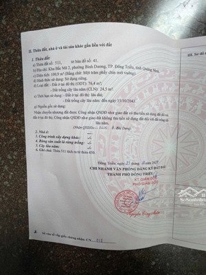 bán đất tại xã bình dương, đông triều, quảng ninh, 980 triệu, 100.9m2, hàng hiếm tại giá tốt