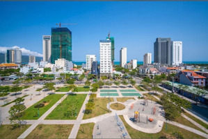 bán gấp lô đất 2 mặt tiền trước sau lê thước 90m2 ngang 5m đường 5m5 gần công viên hồ nghinh