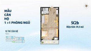 bán căn hộ ttc plaza đà nẵng, 1pn giá cực tốt
