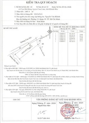 đất ven biển cam lâm mặt tiền đường đinh tiên hoàng thích hợp nghỉ dưỡng & đầu tư sinh lời cao