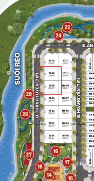 bán đất xây biệt thự tại phổ yên, 200m2 view công viên + suối tự nhiên, cạnh noxh đại thắng của tng