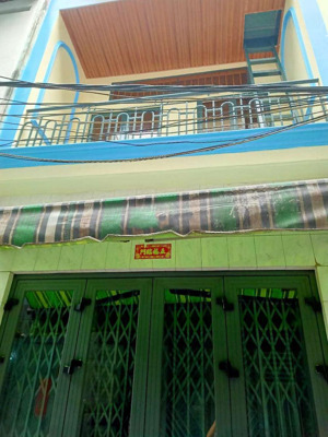 cho thuê nhà 39m2 hậu giang, 1 lầu 2 phòng ngủ, giá 7,5 triệu