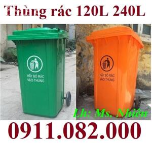 Chuyên sản xuất và phân phối thùng rác hàng chính hãng giá rẻ- Thùng rác 120,240,660- lh 0911.082.000