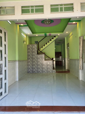 cho thuê nhà 1 trệt 1 lầu mặt tiền đường lê thị riêng, phường thới an, quận 12