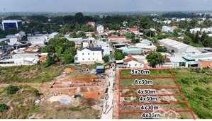 bán 20 lô đất giá f0 tại thủ dầu một diện tích 8x30m 4x30m 5x30m