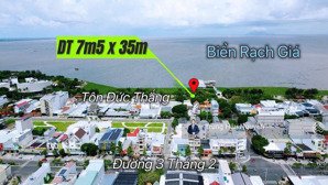 đất mặt tiền tôn đức thắng gần vincom. lộ 37m, view biển và công viên, 7.5x35m, full thổ cư, shr