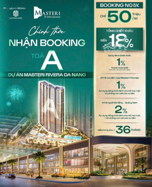 chính thức mở bán tòa a dự án masterise rivera đà nẵng