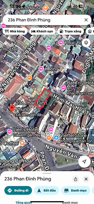 cho thuê đất dài hạn tại mai hoa thôn, đà lạt diện tích 675m2