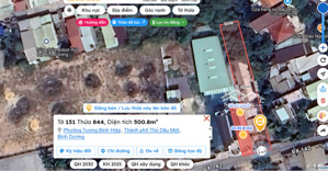 bán đất nền 500,8m² mặt tiền đx142 tp. thủ dầu một giá 6 tỷ 500 triệu