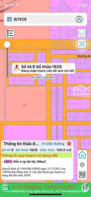 chính chủ bán gấp mặt tiền ngô quyền tt trảng bom 5x20m thổ cư 100% hướng đông giá rẻ hơn 200tr