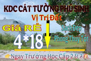 chủ kẹt tiền hạ giá bán lỗ gần 300tr mua 1,35tỷ nay bán 1,07tỷ dt : 4*18=72m2 shr gần trường học ạ