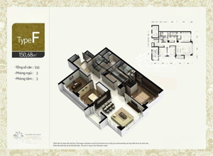 cho thuê chung cư mailand hanoi city, 19 triệu vnd, 150m2, 3pn, còn ưu đãi, full đồ, 