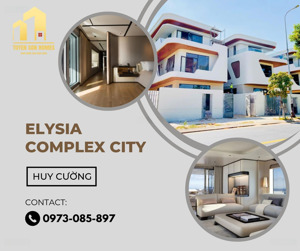 độc quyền dự án elysia complex city - biệt thự, shophouse view sông hàn, thuận lợi kinh doanh.