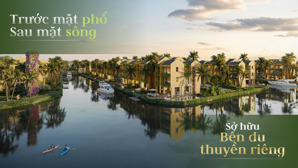 biệt thự view sông tại casamia balanca hội an bến du thuyền riêng, sổ hồng lâu dài, giá 50 triệu/m2