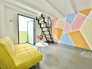 cho thuê duplex ban công sau thoáng mát - full nội thất - cao 1m7 - giá yêu thương