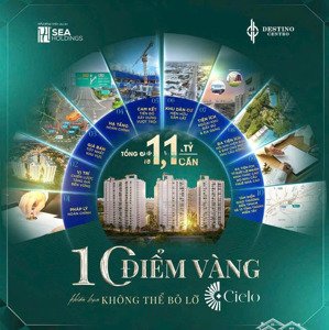 bán cc tại destino centro, 1,1 tỷ, 37m2 view đẹp chỉ với