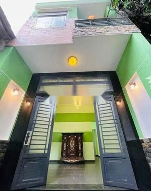 cho thuê nhà hẻm 4m(xh) hồng bàng, p.12, q.6 giá 12tr