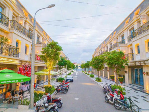bán shophouse 4 tầng góc đường trần đăng ninh (15m) giao nguyễn lộ trạch (7m5). 161m (ngang 8,72)