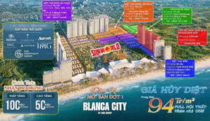 hot! tháng 6 chính thức mở bán blanca city - sun group vũng tàu rổ hàng ngoại giao siêu đẹp