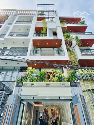 bán nhà đẹp 6pn, 7wc, 62.3m2, trệt lửng 3 lầu, tum sân thượng, hẻm xe hơi đ. lê đức thọ, p.13
