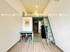 cho thuê phòng có gác full nội thất rộng 30m2 dành cho sinh viên ngay phú hữu