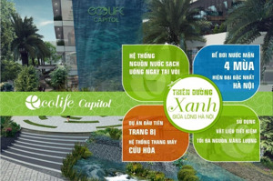 cho thuê văn phòng 162m2 - tòa a2 ecolife capitol, nam từ liêm tặng gói đăng ký kinh doanh