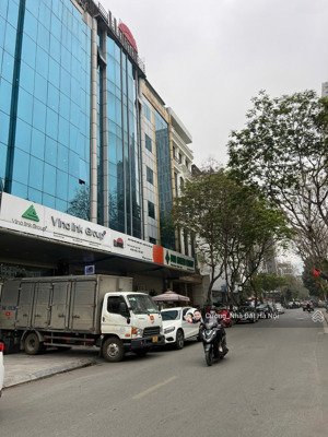 bán tòa nhà văn phòng đẹp nhất trần thái tông, ngay kđt dịch vọng - cầu giấy: 130m2, 9t + hầm