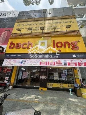 cho thuê nhà mặt tiền 316-318 đường 3/2, quận 10, diện tích: 8x15m, trệt 3 lầu, giá 140 triệu