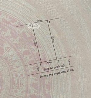 bán lô đất tái định cư cây đa, đằng giang, ngô quyền. dt 40m2 ngang 4m. duy nhất còn 2 lô 40m2