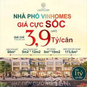nhà phố liền kề vinhhomes hậu nghĩa chỉ từ 3,9 tỷ vat