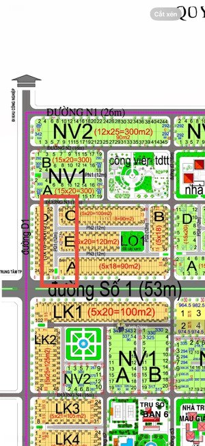 bán lô đất liên kế giá rẻ dự án hud nhơn trạch,chỉ 1 tỷ 650 triệu